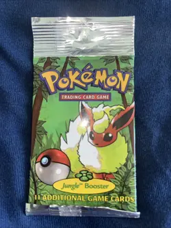 1999 Pokemon Jungle Booster Pack - Factory Sealed, Flareon Art - Image 1