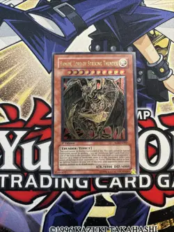 Yugioh Hamon Lord of Striking Thunder SOI-EN002 Ultimate Rare 1st Ed VLP/NM (ST) - Image 1