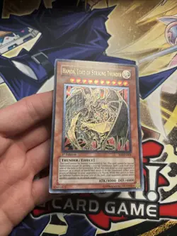 Yugioh Hamon Lord of Striking Thunder SOI-EN002 Ultimate Rare 1st Ed VLP/NM (ST) - Image 4