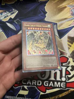 Yugioh Hamon Lord of Striking Thunder SOI-EN002 Ultimate Rare 1st Ed VLP/NM (ST) - Image 5