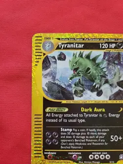 Pokemon: Tyranitar Box 3/12 Expedition Jumbo Card 2002 Oversized Holo Promo - LP - Image 4