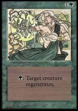 MTG English Regeneration Light Play Normal Alpha - Image 1