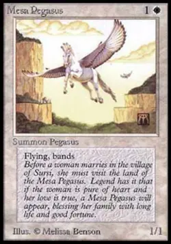 MTG English Mesa Pegasus Light Play Normal Alpha - Image 1