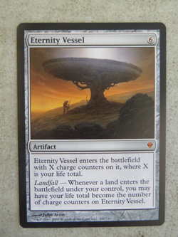 Magic the Gathering Zendikar (2009) Eternity Vessel 200/249 Card - Image 1