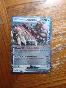 Bloodmoon Ursaluna ex 177 Sv: Scarlet & Violet Promo Cards Holo - Image 1