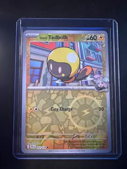 Pokemon TCG Iono's Tadbulb 052/159 SV Journey Together Reverse Holo Card NM - Image 1