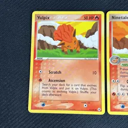Ninetales 22/101 Vulpix 81/101 EX Hidden Legends Pokemon Card Non-Holo 2 - Image 2
