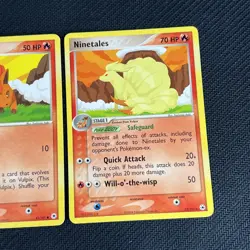 Ninetales 22/101 Vulpix 81/101 EX Hidden Legends Pokemon Card Non-Holo 2 - Image 3