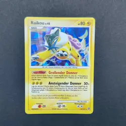 Pokemon TCG Karte - Raikou Holo - Ratselhafte Wunder 16/132 - Deutsch - Image 2