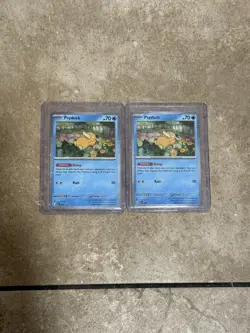 Pokemon TCG: Psyduck Black Star Promo 007 Mega Evolution Cosmo Holo Foil 2 Cards - Image 1