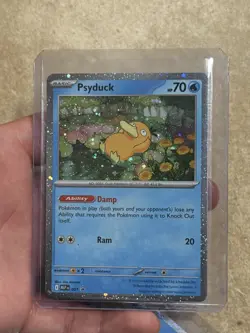 Pokemon TCG: Psyduck Black Star Promo 007 Mega Evolution Cosmo Holo Foil 2 Cards - Image 3