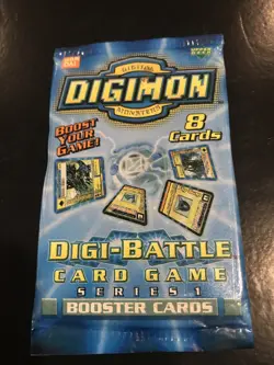 2000 Digi-Battle Card Game Series 2 (1) Factory Sealed Booster Pack ✨ US Seller - Image 1
