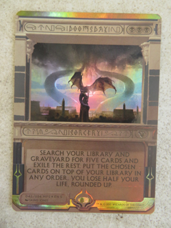 2017 Magic The Gathering MTG Masterpiece Series Invocations Doomsday 042/054 - Image 1
