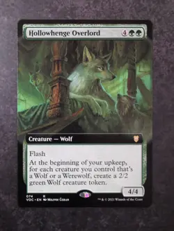 Hollowhenge Overlord (Extended Art) - Crimson Vow Commander MTG Regular - Image 1