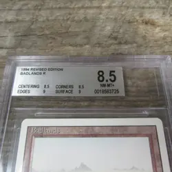 Magic The Gathering MTG Badlands Dual Land Revised 1994 BGS 8.5 NM Graded Rare * - Image 2