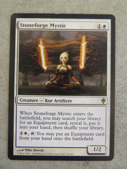 2010 Magic: The Gathering • Stoneforge Mystic • Worldwake • 20/145 - Image 1