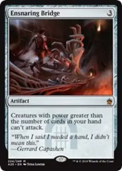 1 x Ensnaring Bridge - Masters 25 - Moderate Play - MTG - Image 1