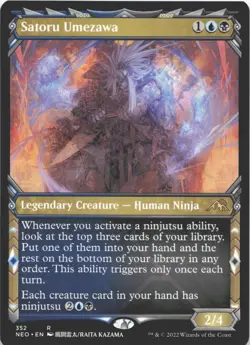 Satoru Umezawa (Showcase) R Kamigawa: Neon Dynasty 352 NM - Image 1