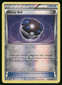 Heavy Ball 140/162 Uncommon Reverse Holo NM Pokemon XY - BREAKthrough - Image 1