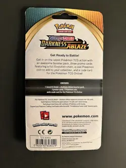 POKEMON DARKNESS ABLAZE CHECKLANE Blister Pack 3 Promo- Grimmsnarl ++ NEW SEALED - Image 2