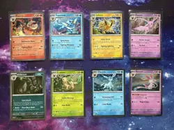 Pokemon Prismatic Evolutions Costco Mini Tin Cosmos Promos (8) - Image 1