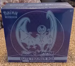 Pokemon Elite Trainer Box Sun and Moon Base Set ETB Factory Sealed Lunalea 820650802041 - Image 1