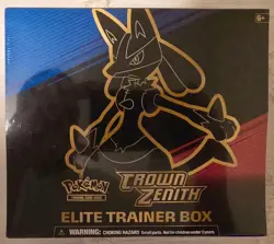 🔥 POKEMON TCG Sword & Shield CROWN ZENITH ELITE TRAINER BOX ETB - NEW SEALED 🔥 - Image 1