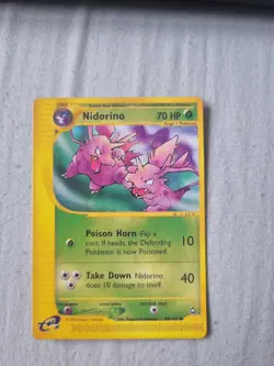 Nidorino 55/147 - Pokemon - Expedition - Aquapolis - Uncommon - WOTC - Vintage - Image 1