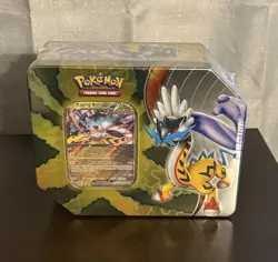 Pokemon TCG Raging Bolt EX Tin - 5 Booster Packs FACTORY SEALED - Image 1