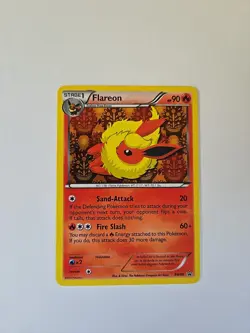 Pokemon TCG Flareon BW Black Star Promos BW88 Holo Promo - Image 1