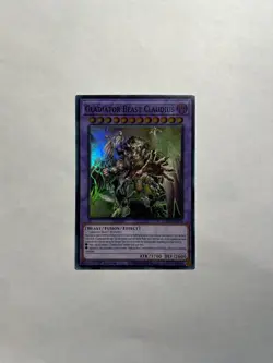 YU-GI-OH! Gladiator Beast Claudius SUDA-EN038 Super Rare - Image 1