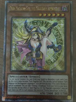 Yu-Gi-Oh! Dark Magician Girl The Magician's Apprentice Card Quarter Century - Image 1