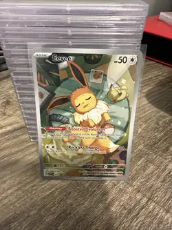 Pokemon Eevee TCG 173 Holo Promo Card Prismatic Evolutions Raw - Image 3