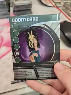 Bakugan Card - Doom Card - Chrome - Ability Card - Battle Brawlers - Image 2