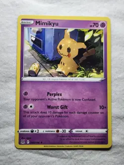 Mimikyu 80/196 - Lost Origin Regular Rare Pokemon Card Pokemon TCG - MINT - Image 1