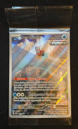 Iron Bundle 066 SVP EN Pokemon Scarlet & Violet PROMO Trading Card SEALED - Image 1