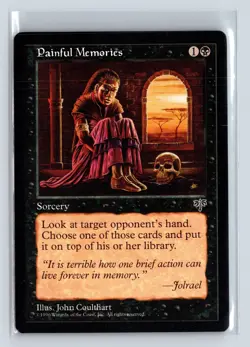 (4x) PAINFUL MEMORIES - MTG Magic the Gathering Card - Mirage - Uncommon - Image 1