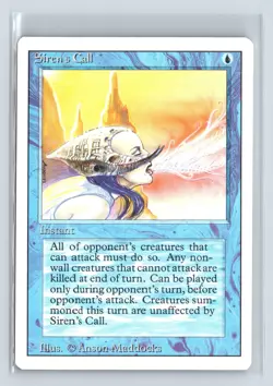 SIREN'S CALL - MTG Magic the Gathering Card - Revised - Uncommon - Image 1