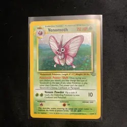 Venomoth - 13/64 - Pokemon Jungle Unlimited Holo Rare Card WOTC - Image 1