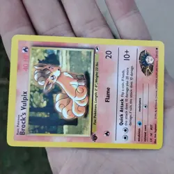 Pokemon TCG Brock's Vulpix Gym Heroes 1st Edition Common Card 73/132 EXC - Image 2
