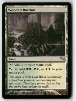 Magic the gathering Wooded Bastion Shadowmoor #281 - Image 1