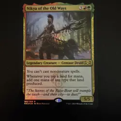 MTG - Nikya of the Old Ways - Foil, Ravnica Allegiance - Image 1