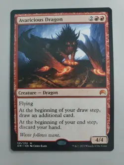 MTG Avaricious Dragon Magic Origins Regular Mythic - Image 1