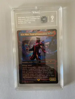 2025 Magic Gathering Marvel Iron Man Titan Innovation #1731 FOIL TAG 9 #4683 - Image 1