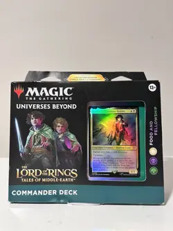 Magic The Gathering LOTR Tales of MiddleEarth Commander Deck Food and Fellowship 195166205052 - Image 1