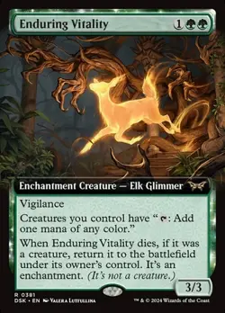 Enduring Vitality - Foil Extended Art DSK NM MTG - Image 1