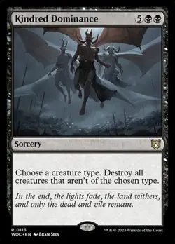 Kindred Dominance Standard Commander: Wilds of Eldraine NM MTG - Image 1