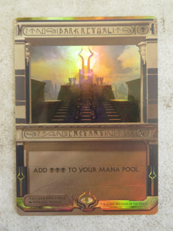 2017 Magic The Gathering Masterpiece Series Invocations Dark Ritual 021/054 - Image 1