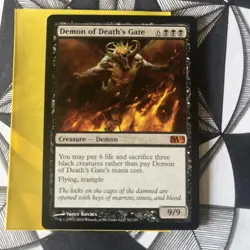 MTG Demon of Death's Gate Magic 2011 92/249 Regular Mythic - Image 1