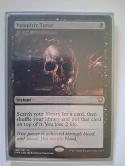 Vampiric Tutor Commander Legends MTG Near Mint Condition - Image 1
